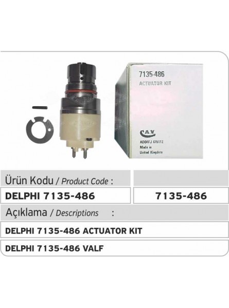 Delphi 7135-486 Delphi Actuator Kit